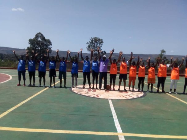 Students Taking PE Lesson