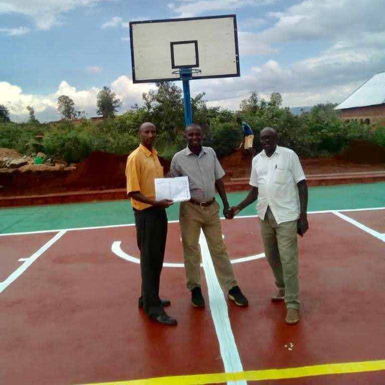 Hand over of the new Basketball/Volleyball Court