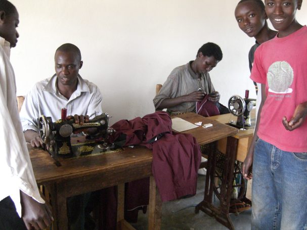 local entrepreneurs making uniforms